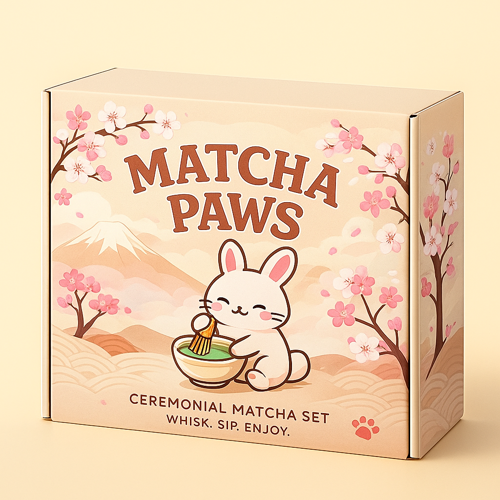 matcha set bunny